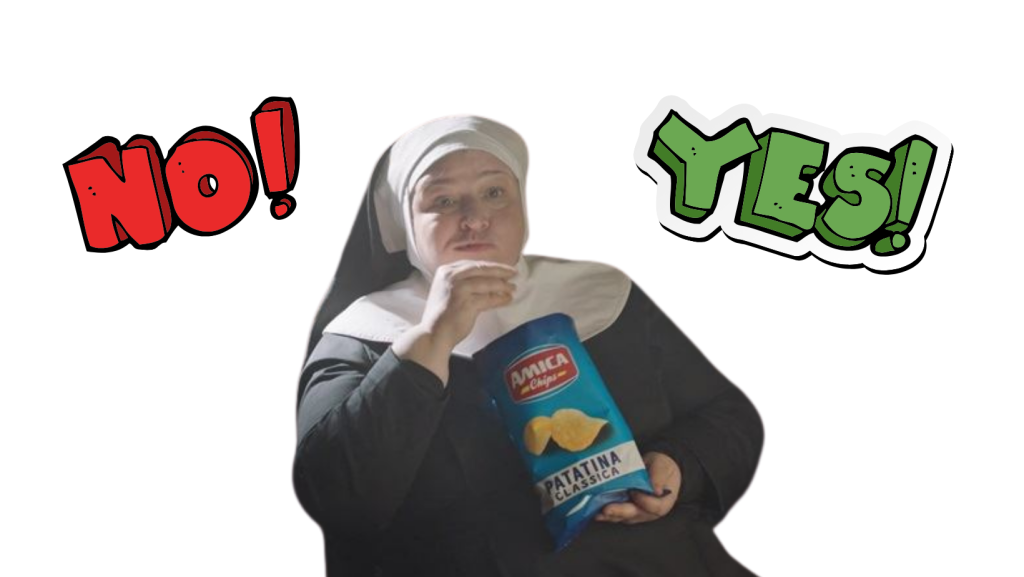 Amica Chips, il divino quotidiano: offesa o genialata?