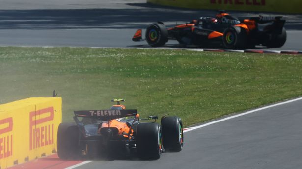 L'incidente tra le due McLaren