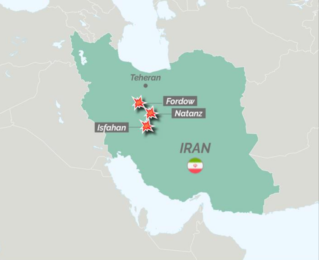 Stati Uniti attacco Iran, Il bombardamento americano ai danni dell'Iran.
