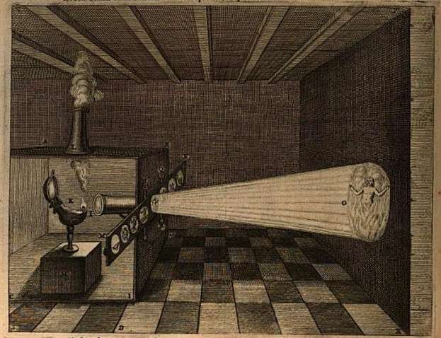 Athanasius Kircher lanterna magica cinema storia