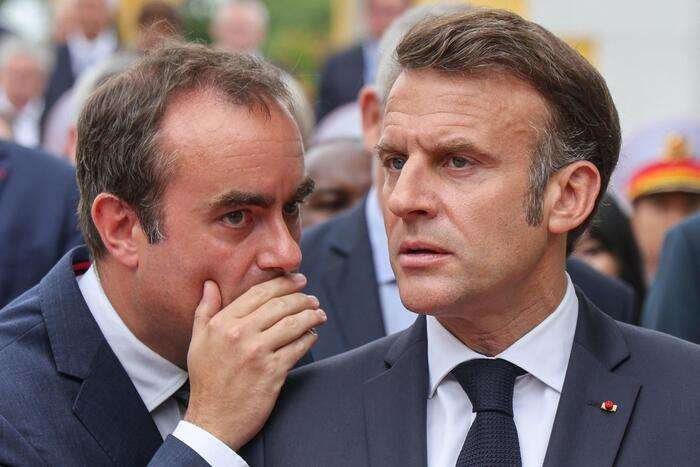 tregua Gaza Macron Lecornu che parlano Francia presidente primo ministro