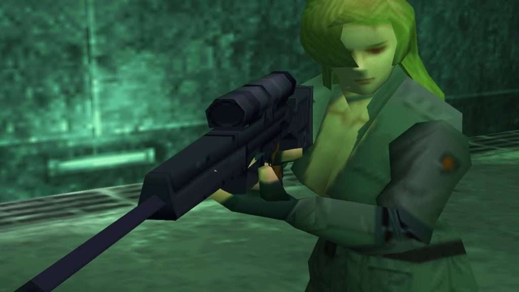Sniper Wolf in Metal Gear Solid.