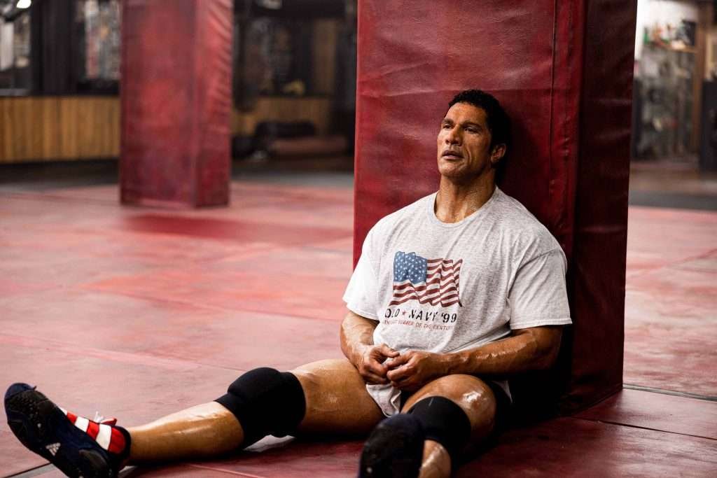 The Smashing Machine the rock film scena 