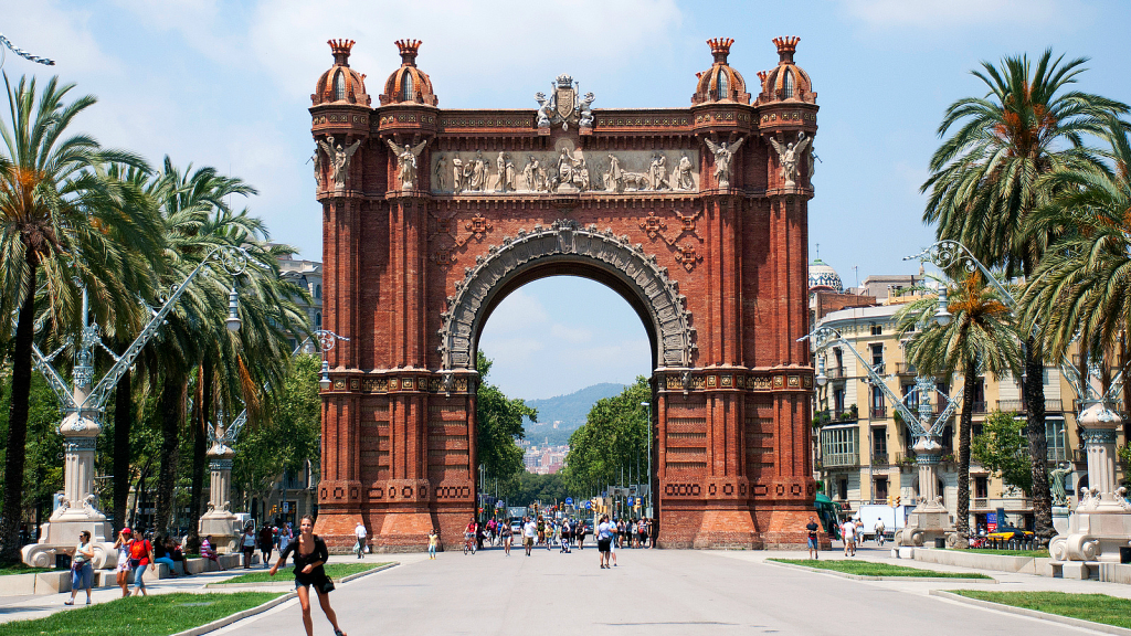Barcellona guida Arc de Triomf città cosa vedere