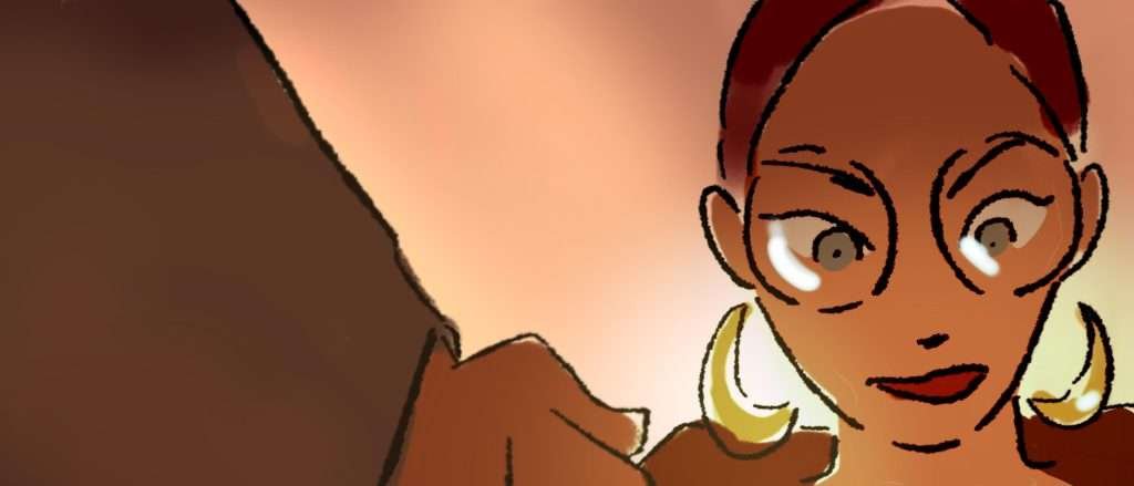 Qahwa Sada corto animato Alex Amoresano Alessia Di Maio scena
