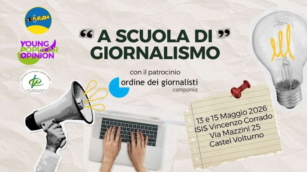 “A Scuola di Giornalismo”: un evento di YPO all’ISIS Corrado di Castel Volturno