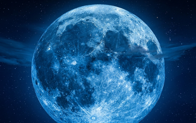 Scopri di più sull'articolo Stanotte la Luna Blu: il satellite che dà un nuovo colore alle nostre vite