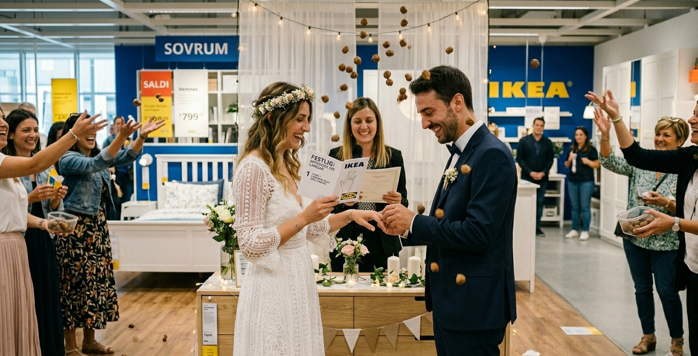 Scopri di più sull'articolo Matrimonio fai-da-te? Ora puoi sposarti da IKEA!