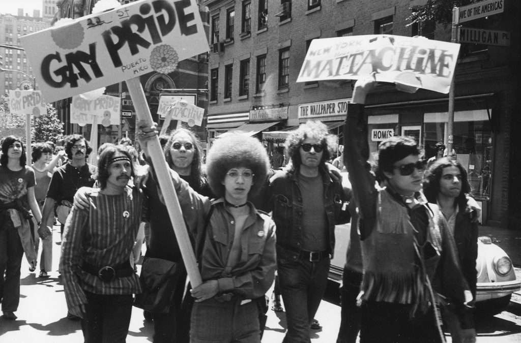 Primo anniversario dei moti di Stonewall marcia commemorativa