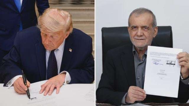 Settimana buona: Trump e Pezeshkian fumano il memorandum d'intesa